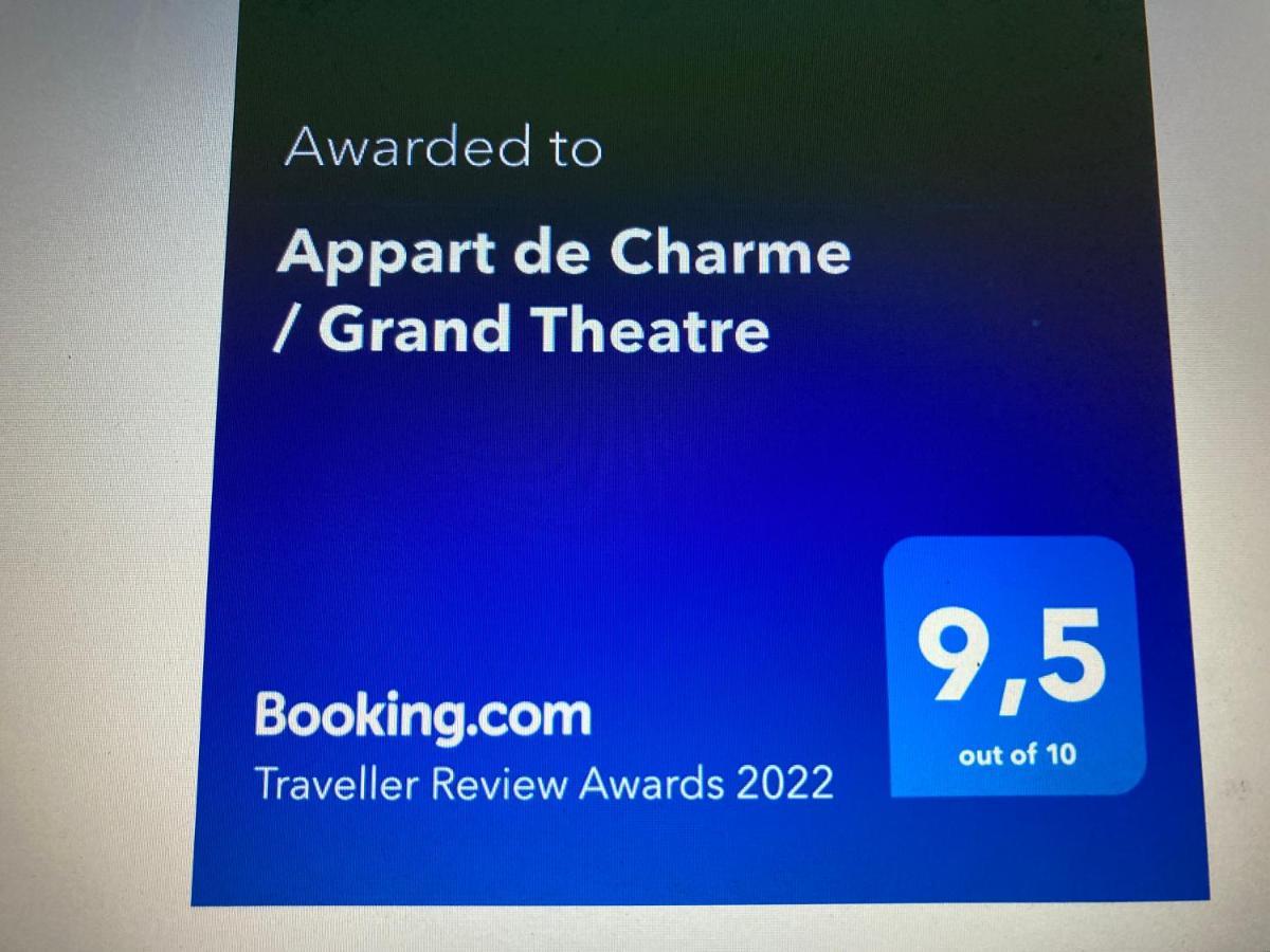 Appart De Charme / Grand Theatre Bordeaux Bagian luar foto